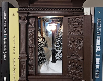 Wardrobe Book Nook, Book Ends, Home Decor,Hidden Passage