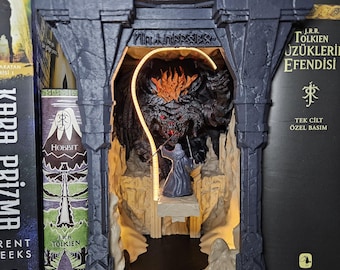 Rincón de libros decorativo, sujetalibros, decoración del hogar, decoración de pared, regalo para amantes de los libros, inserto de rincón de libros para estantería