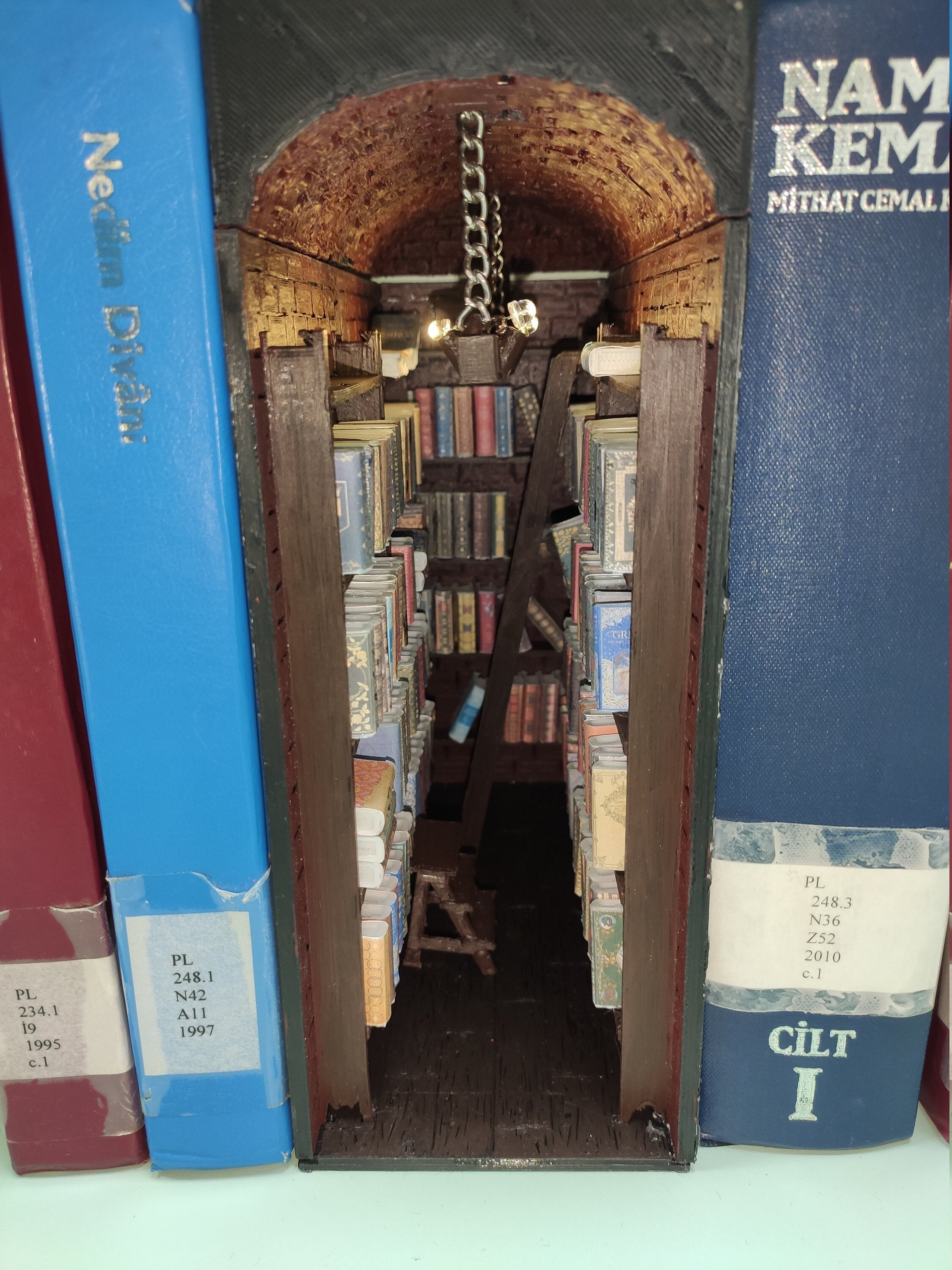 Library Book Nook,bookshelf Insert, Book Nook, Booknook,old Library -   Norway