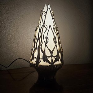 Lampada da scrivania elfica - Lampada da notte - Lampada decorativa -
