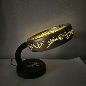 Lampada ad anelli, lampada da scrivania, regalo di compleanno, regali di Natale