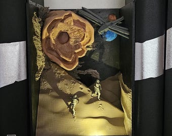 Dune Popcorn Bucket Custom 3D Printed Stand - Display Your Geek Collection  With Pride