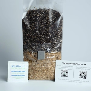 All in one Millet + Coco Coir + Vermiculite 1kg| 2kg bag + Instructions | Mushroom Grow Bag