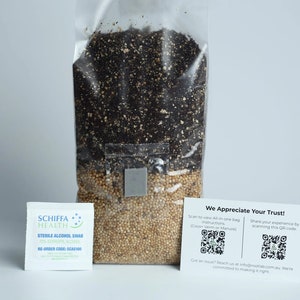 All In One Manure + Millet 1kg Bag + Instructions | Mushroom Grow Bag | Beginner friendly