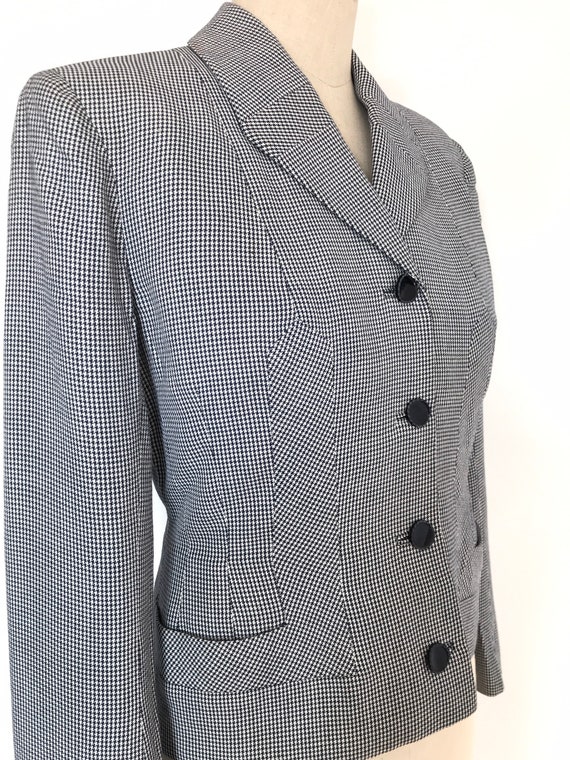 Vintage 1950s Houndstooth Blazer - image 2