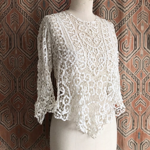 Vintage Edwardian Lace Blouse 1900s Blouse