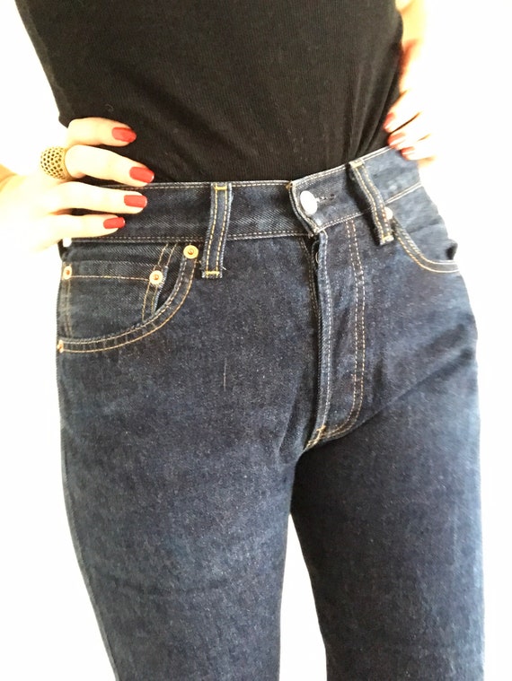 Vintage 1990s Levi's 501 Denim Jeans - image 2