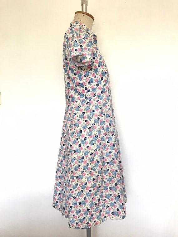 Vintage 1930s / 1940s Floral Feedsack Dress - image 6