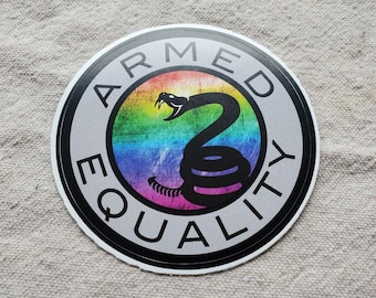 Armed Equality® Circular Sticker