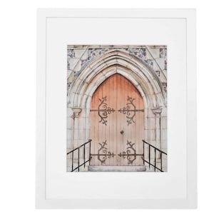 Old Church Door Watercolor Print | 8x10" Wall Art Print | Giclee Fine Art Print