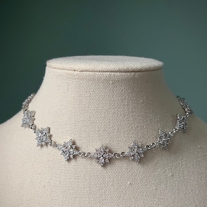 Schlichte silberne Halskette, Choker Halskette, Vintage Tudor Schmuck, Vintage Tudor Schmuck, Silberhochzeitsschmuck, Tudor Schmuck
