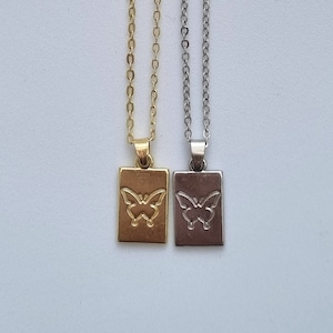 Butterfly Necklace, Butterfly gift | Best friend matching necklace | Anime necklace | Animal, Nature necklace | Minimalist dainty  jewellery