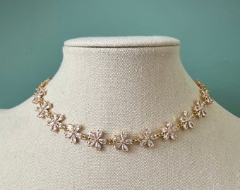 TWENTYONEAUGUST☆[QUEENIE] FLOWER DREAM CHOKER TWENTYONEAUGUST☆[QUEENIE] FLOWER DREAM CHOKER
