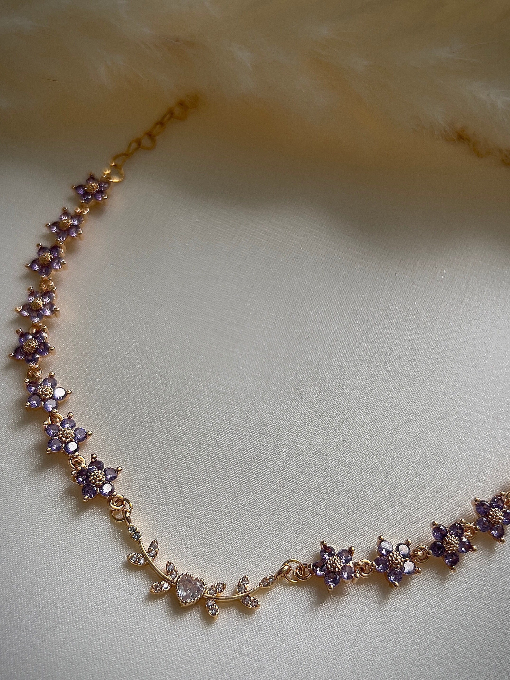 【twentyoneaugust】【QUEENIE】 BLUE FLOWER CHOKER TWENTYONEAUGUST – SellerWork