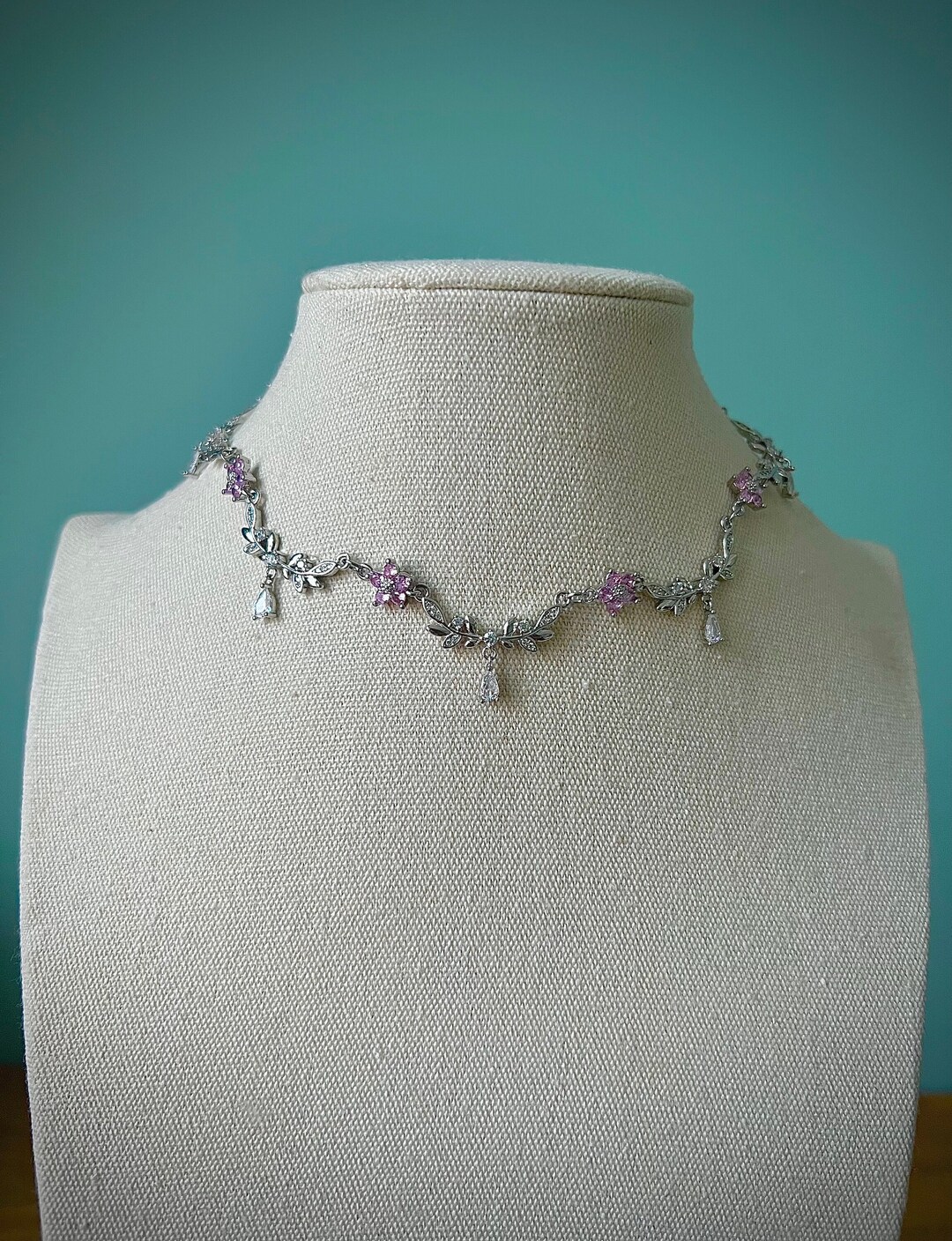 Fish Tank Choker - Baroque Pink – Kathleen