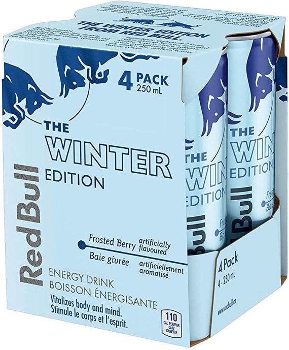 Red Bull Energy Drink Frosted Berry 250ml 4 Pack CANADA Etsy