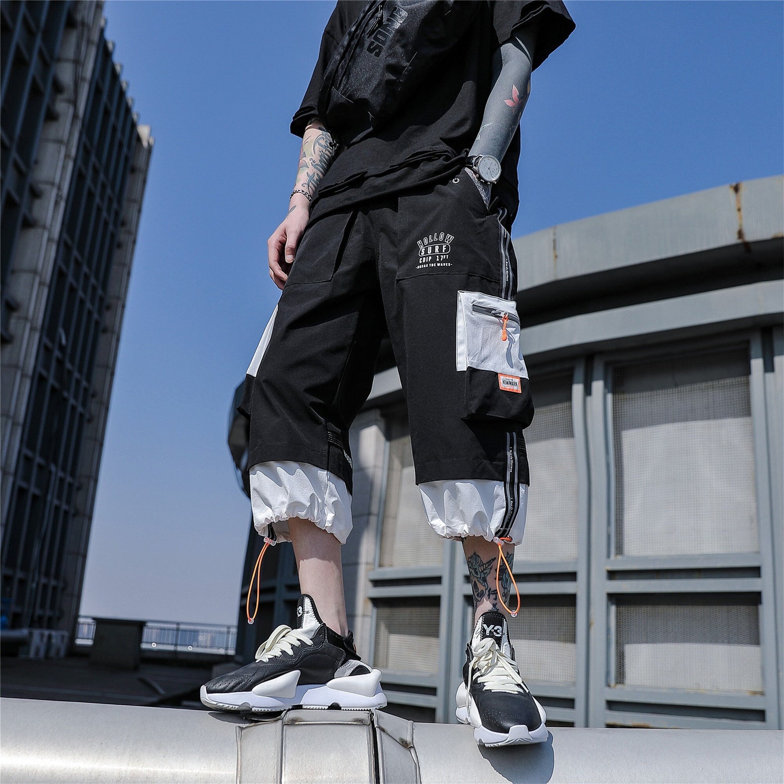 Japanese Techwear Drawstring Harajuku Joggers Cargo Pants | Etsy