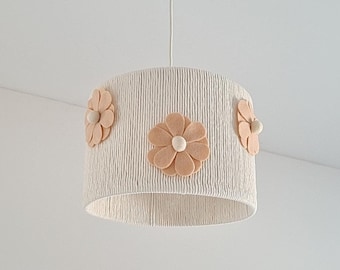 Lampa wisząca z kwiatami, abażur z kwiatami stokrotek, lampa do pokoju dziecięcego dla dziewczynki, lampa sufitowa, lampa do sypialni dla dziewczynki, lampa podłogowa, lampa stojąca dla dziewczynki