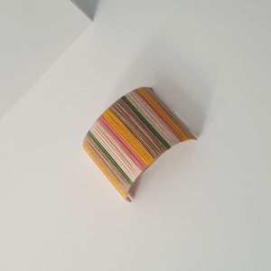 Wall scone lampshade, colourfull yarn wall light, bedroom scone lamp, hotel wall lighting, home scone lamp shade, stripes wooll yarn lamp