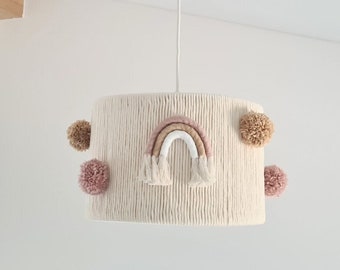 Abat-jour pour chambre de petite fille, lampe sur pied pour chambre de fille, lustre pour chambre d'enfant, plafonnier bohème pour chambre de bébé, luminaire pour enfants, éclairage pour enfants