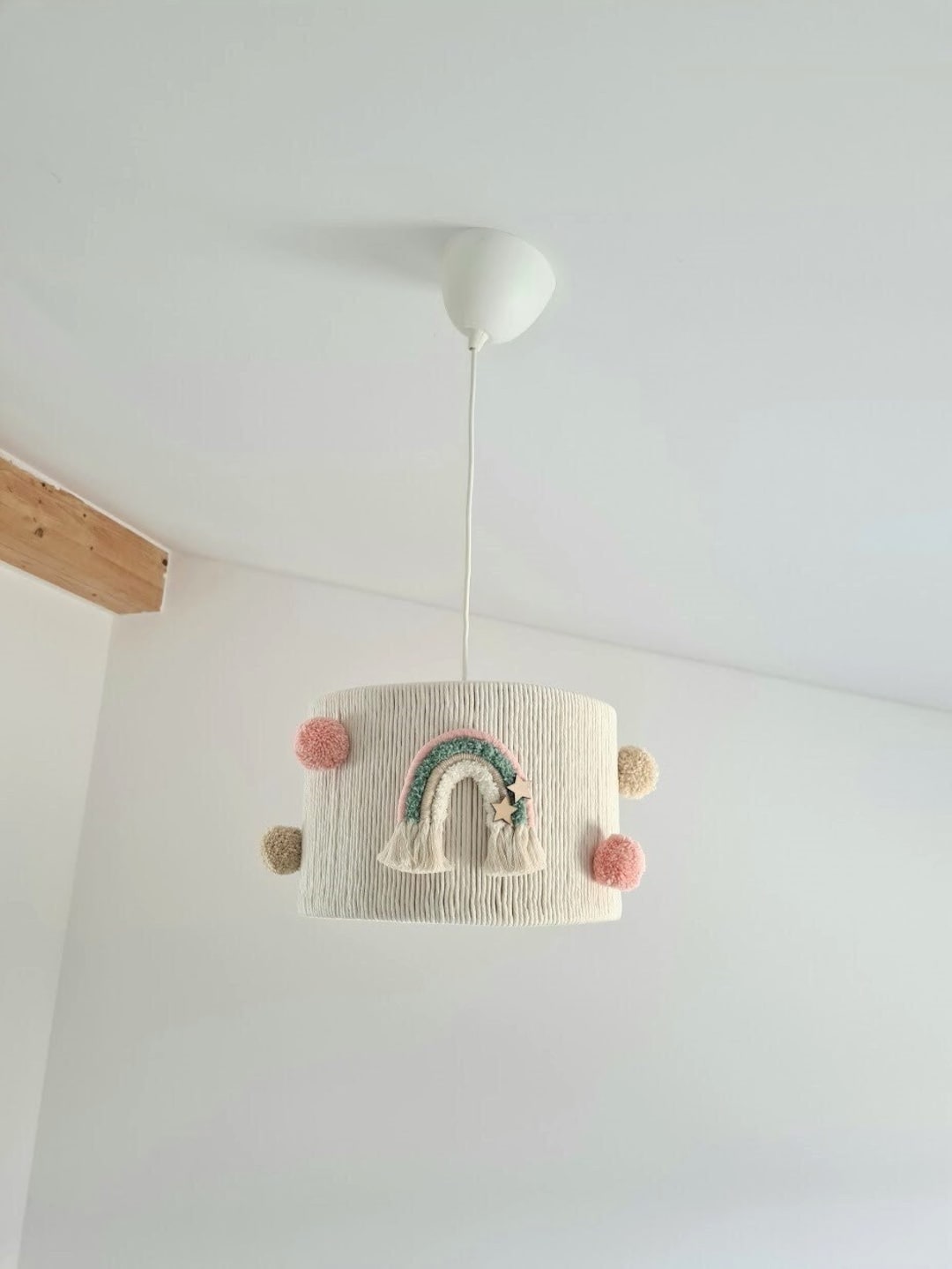 Girl Nursery Lampshade Girl Room Standing Lamp Rainbows Etsy