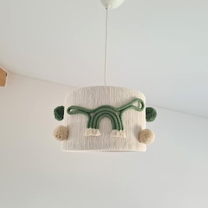 Dinosaurs nursery lampshade, dino chandelier boy bedroom, baby room lighting, boy girl ceiling lamp, animals light pendant, hanging lamp boy