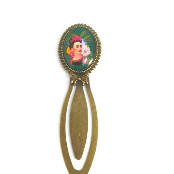 Marcapáginas Frida, Marcapáginas Frida Kahlo, regalo para ella, marcapáginas mexicano, regalo Frida, accesorios Frida Kahlo, ideas de regalo