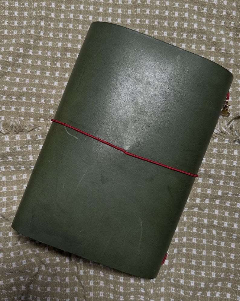 A5 Leather Journal Template DIY Pattern (digital Download) / Louise