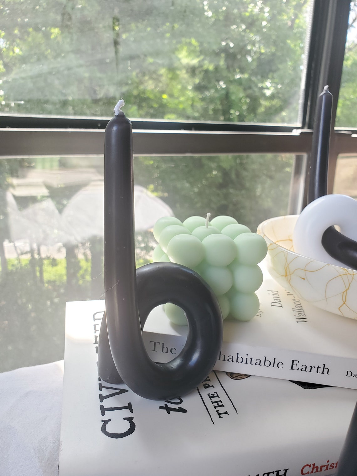 Bendy Candles 12 Hand Made Un Scented Aesthetic Etsy