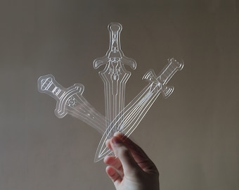 Fantasy Sword Bookmark Set of 3