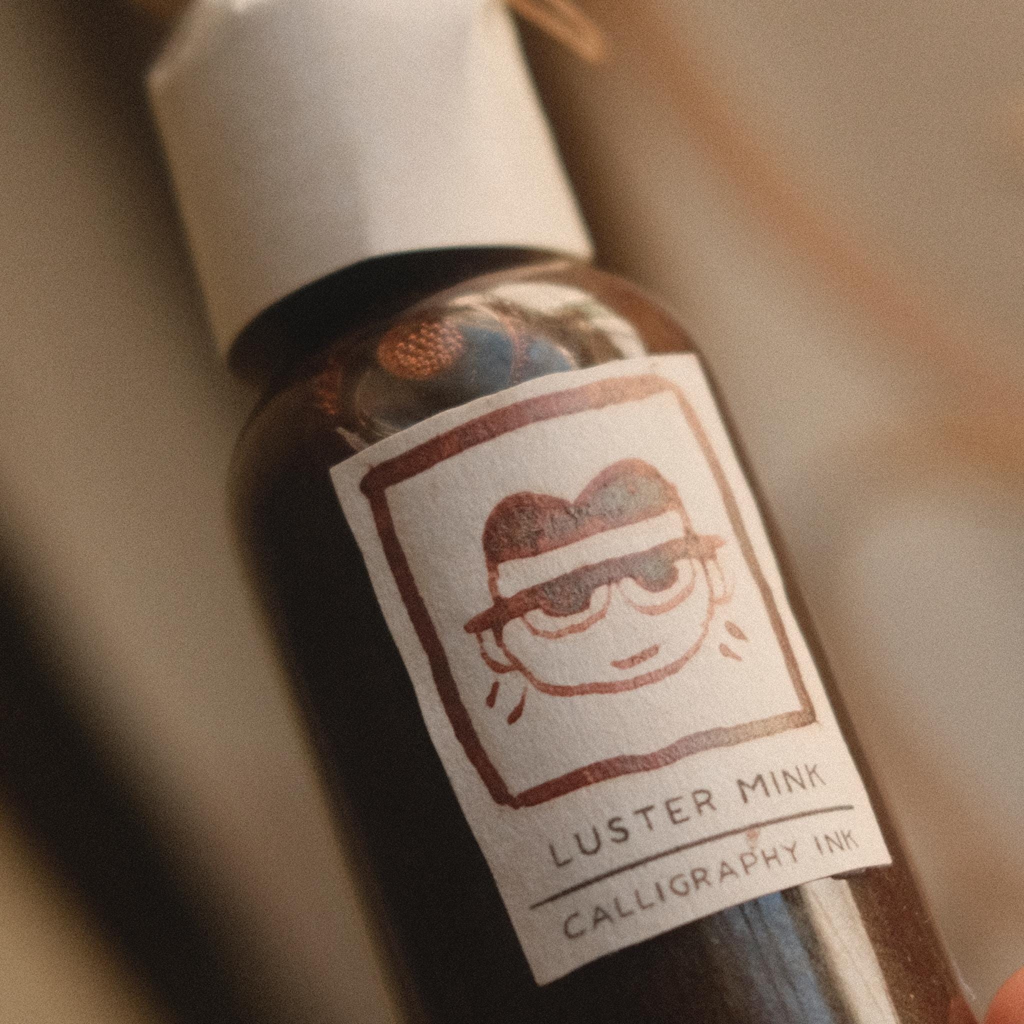 Handmade Pearlescent Brown Calligraphy & Illustration Ink
