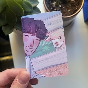 dk dicon sheep photocard [sharkuraa version] (svt/seventeen/kpop/dokyeom)