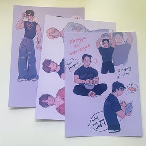 seventeen art prints (kpop/svt/carat)