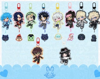 DMMD Game Themed 2.5-inch Colorful Acrylic double-sided connecting Charms