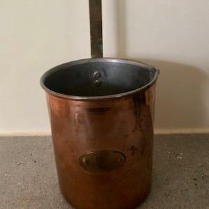 Vintage Copper/Brass 1 Litre Measure/Pourer