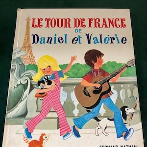 Libro infantil francés antiguo, década de 1970, de Daniel y Valerie