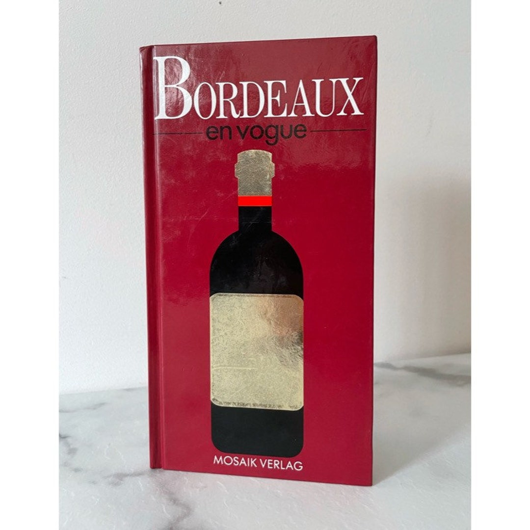 Vintage Vogue Bordeaux Wine Coffee Table Book in German Etsy