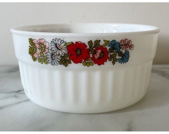 Vintage Large Pyrex Souffle Dish Bowl