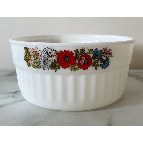 Vintage Large Pyrex Souffle Dish Bowl Etsy