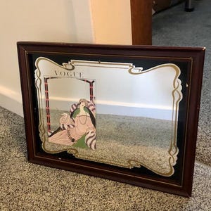 Vogue Art Deco Mirror - Etsy