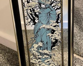 Vintage Alphonse Mucha Mirror