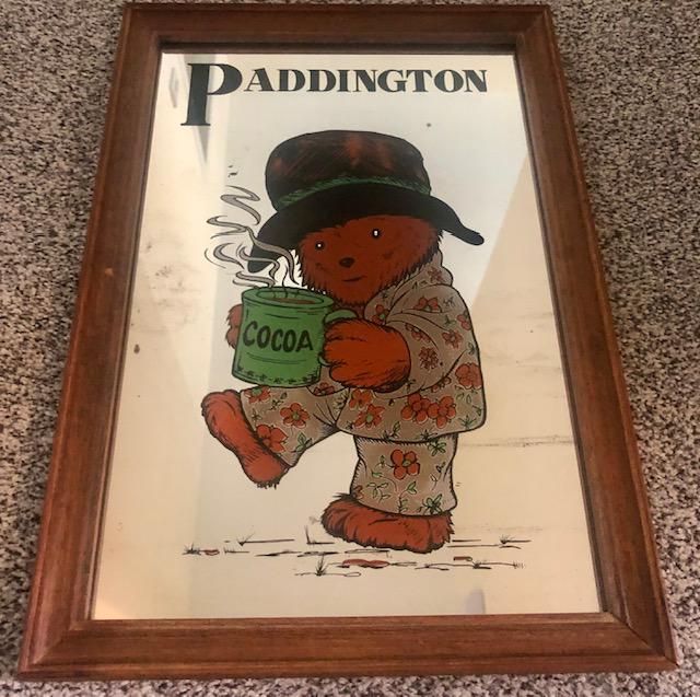 鏡 Pub mirror Paddington bear Vintage Paddington Bear Mirror - Etsy