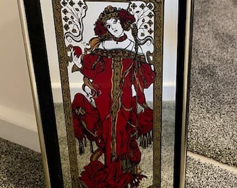 Vintage Alphonse Mucha Mirror