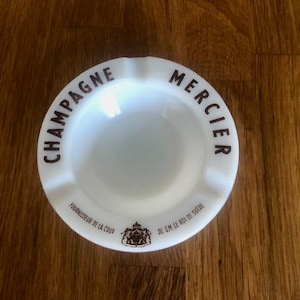Vintage Mercier Champagne Advertising Ashtray