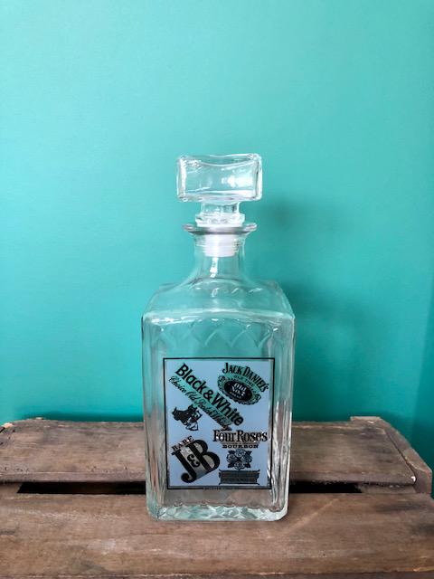 Vintage Italian Advertising Whisky Decanter
