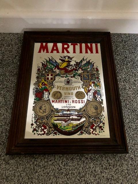 MARTINI VINO VERMOUTH 壁掛けミラー Vintage Martini Vermouth Vino Mirror - Etsy UK