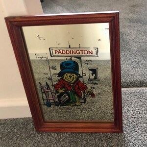 完璧すぎて可愛げがない Vintage Israel Etsy - Mirror Bear Paddington Unusual 鏡