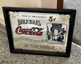 コレクション用のコカコーラのヴィンテージ壁掛けミラー - Etsy 日本