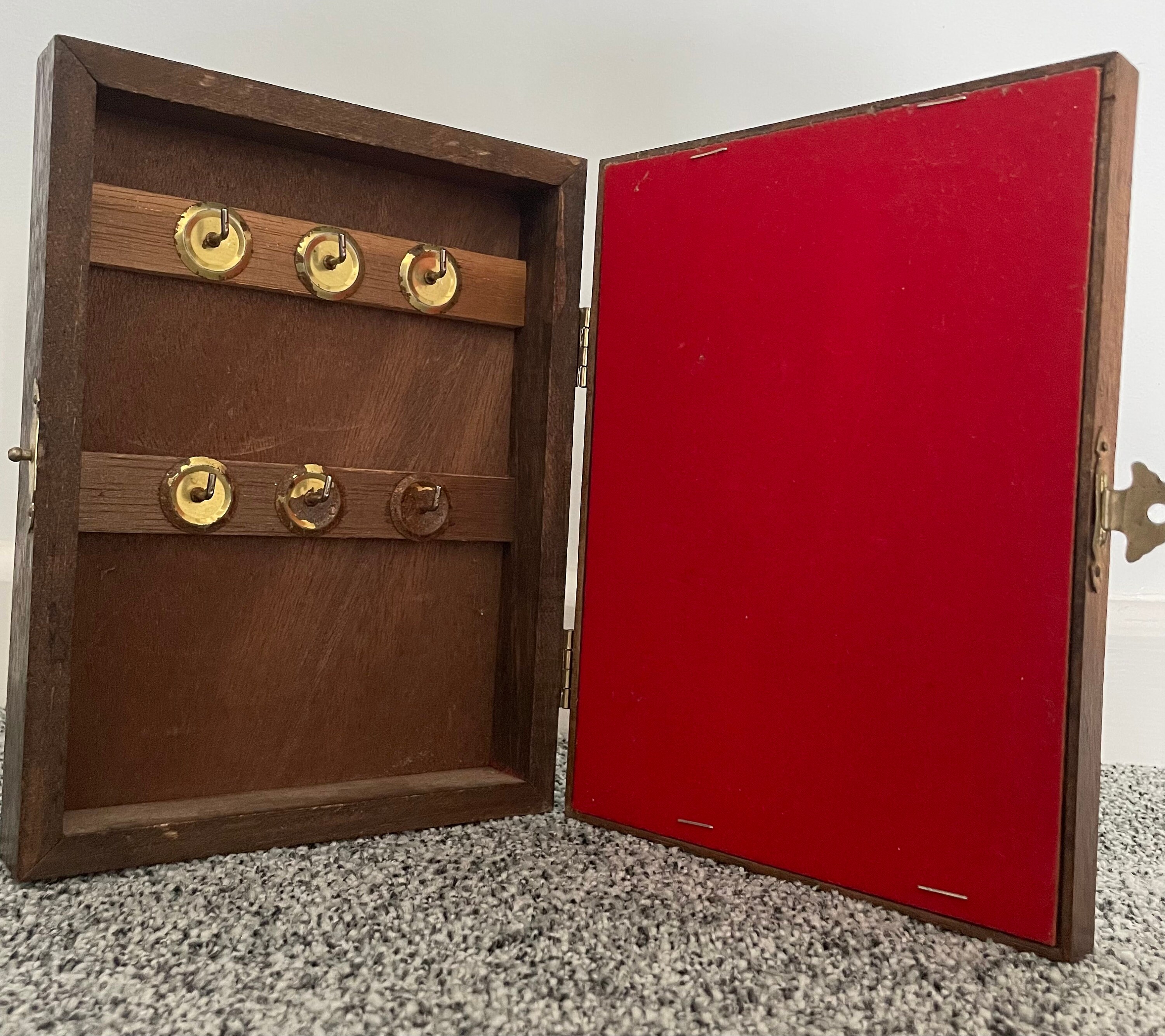 Vintage Lady Mirror Key Holder Etsy