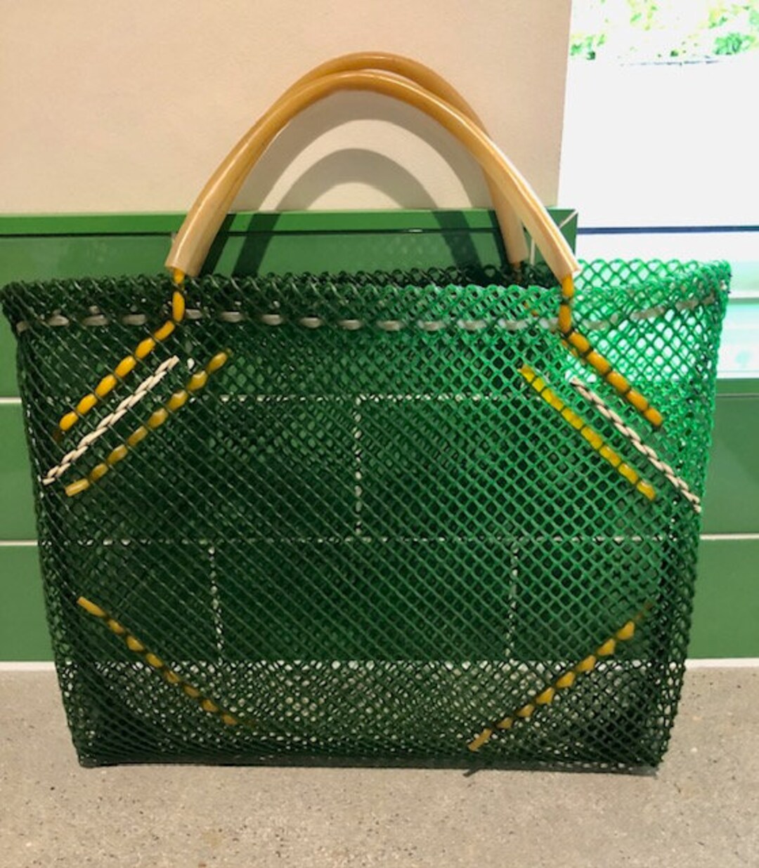 Vintage 1960/70's Plastic Shopping Bag Etsy